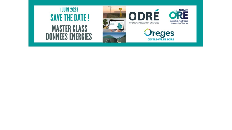 Visuel Master class données énergie en Centre-Val de Loire