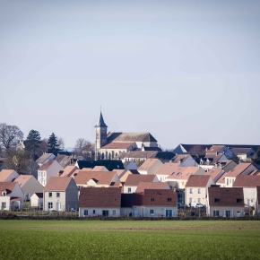 Village dans la campagne de Meaux (77)